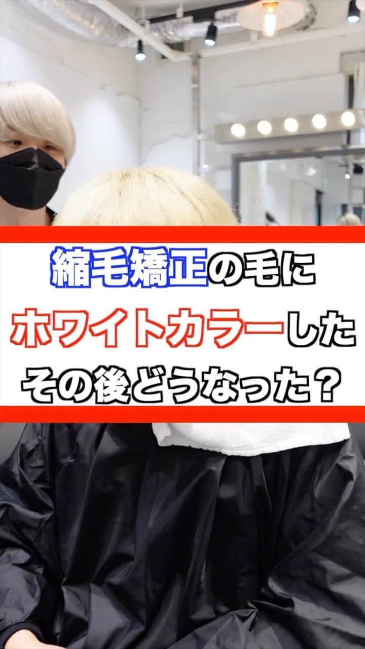 のインスタグラム：「年間500人以上のハイトーンを担当する美容師 ーforrow meー @koichi__tanaka  100%ホワイトカラー❄️  ケアホワイトブリーチを2回した後に僕オリジナルのホワイトカラーを入れてムラシャンでずっとキープできるホワイトカラーを作ります✨👍  ホワイトカラーは経験豊富な美容師でないと作れません。ぜひ僕にお任せください🔥 ⁡ ホワイトカラーにしたい方ぜひお待ちしております！！ ⁡ <特別ホワイトカラークーポン> ¥28000 ＊田中指名限定なのでご注意ください。  ご予約はプロフィールからどうぞ！🙇‍♂  #ホワイトカラー#メンズケアブリーチ#シルバーカラー#マッシュ#センターパート #メンズブリーチ#ミルクティーカラー#ホワイトブリーチ#ブリーチ#ハイトーンカラー#ホワイトヘアー#ブロンド#bleachcolor#シルバーカラー#ブリーチカラー#ケアブリーチ #カウンセリング動画」