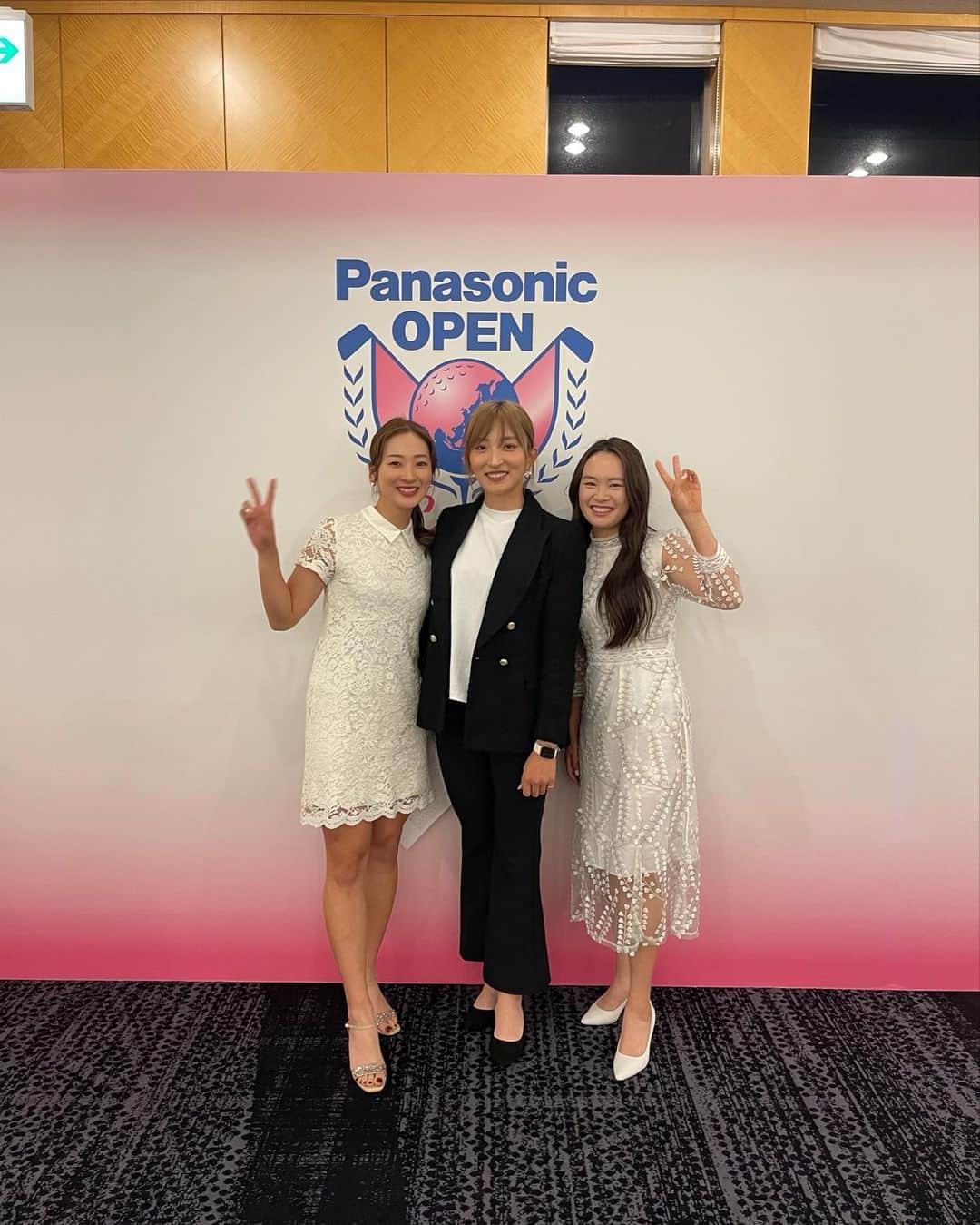 松田鈴英のインスタグラム：「今週は推薦を頂きパナソニックレディースに出場します。 精一杯頑張りますので応援宜しくお願いします😊  #前夜祭  #ゆいたんとわきたん」