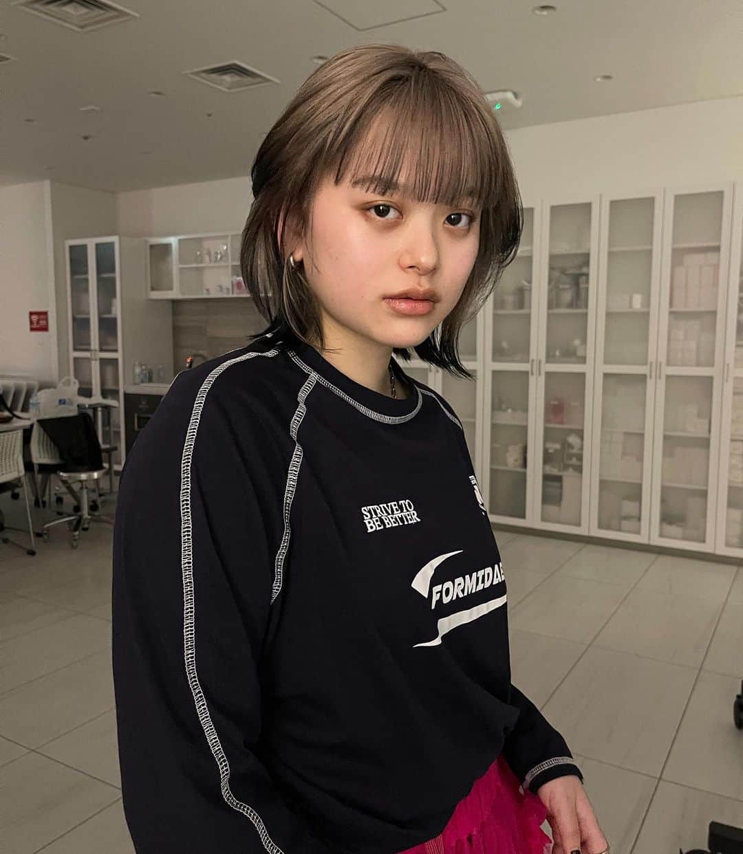 磯田 基徳のインスタグラム：「new contrast color🦨」