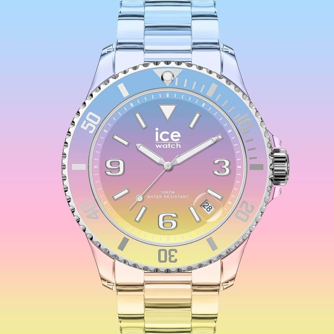 アイスウォッチさんのインスタグラム写真 - (アイスウォッチInstagram)「The fruity and sunny shades which adorn the dial together with the totally transparent strap will make you melt all year round! 💄  #icewatch #iceclearsunset #sunset #colourful #new #spring #summer」4月26日 14時30分 - icewatch