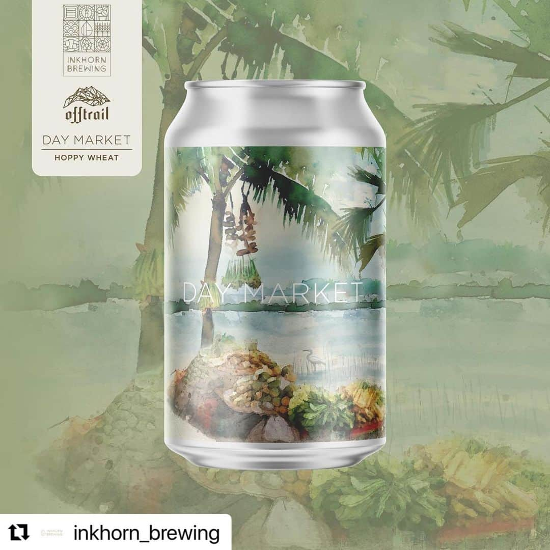 FAR YEAST BREWINGさんのインスタグラム写真 - (FAR YEAST BREWINGInstagram)「Inkhorn Brewing × OffTrail クロスコラボレーション。 こちらもInkhorn Brewingより販売開始しました。  仕込みにはOff Trailメンバーも目白のブルワリーで仕込みにJoinしました！  要Check🍻  #Repost @inkhorn_brewing  ・・・ 【BEER】 「Day Market」 Style: Hoppy Wheat  Abv.: 5.2%  アメリカンウィートエールをベースにレモングラスを加えて、ホップも普段のIPAよりは控えめですが、しっかりホップも楽しめるぐらいの量を入れました。  注ぎたての時点ではワールプールで入れたSabroのキャラクターがわかりやすく出ていて、少し削ったココナッツのようなニュアンスが感じられます。 スタイル名にも入っている通り多めに入れた小麦とスペルト小麦が柔らかいマウスフィールを出していてしっかり目に入ってる炭酸とのコントラストを楽しめます。  英語ではDay Marketとは言わずにMarketだけが普通なのですが、Night Marketととの対照性を明確にしてビール名にDayを入れる事で、日中でも飲みやすいビールといった雰囲気を感じ取ってもらいたいと思ってのビール名です。  アルコール度数も低目で飲み疲れしにくいのですが、小麦の柔らかい口当たりが度数の低さを感じさせないボディ感を作ってくれているためゆっくりと飲んで変化を楽しむ事のできる日中向けのビールです。  温度が上がってくると控えめに入ってるレモングラスも出てきて全体像を楽しめるので、陽が高いうちのペース配分を考えて楽しめる設計をしたつもりです。  Inkhornでは普段あまり副原料を多く使わないのですが、今回Off Trail @offtrail_beer さんとコラボレーションして醸造することをきっかけに副原料を使って、また普段あまり作らないAmerican Wheat Aleベースのビールを作ってみました。  ≡≡≡≡≡≡≡≡≡≡≡≡≡≡≡≡≡≡≡≡≡≡≡≡≡≡≡ Malt: Simpsons Extra Pale Ale, Ireks Wheat Malt, Weyermann Pale Wheat, Ireks Spelt Malt Mash hop(s): — Kettle hop(s): Indie Hops Cascade Whirlpool hop(s): YCH Sabro Hopback: El Dorado Incognito Dry-hop(s): YCH Citra, Citra Cryo Other ingredients: Lemongrass Yeast: Imperial Global ≡≡≡≡≡≡≡≡≡≡≡≡≡≡≡≡≡≡≡≡≡≡≡≡≡≡≡  #inkhornbrewing #クラフトビール #craftbeer #tokyo #目白 #brewery #ブルワリー #醸造所 #雑司ヶ谷 #ビール」4月26日 15時10分 - faryeastbrewing