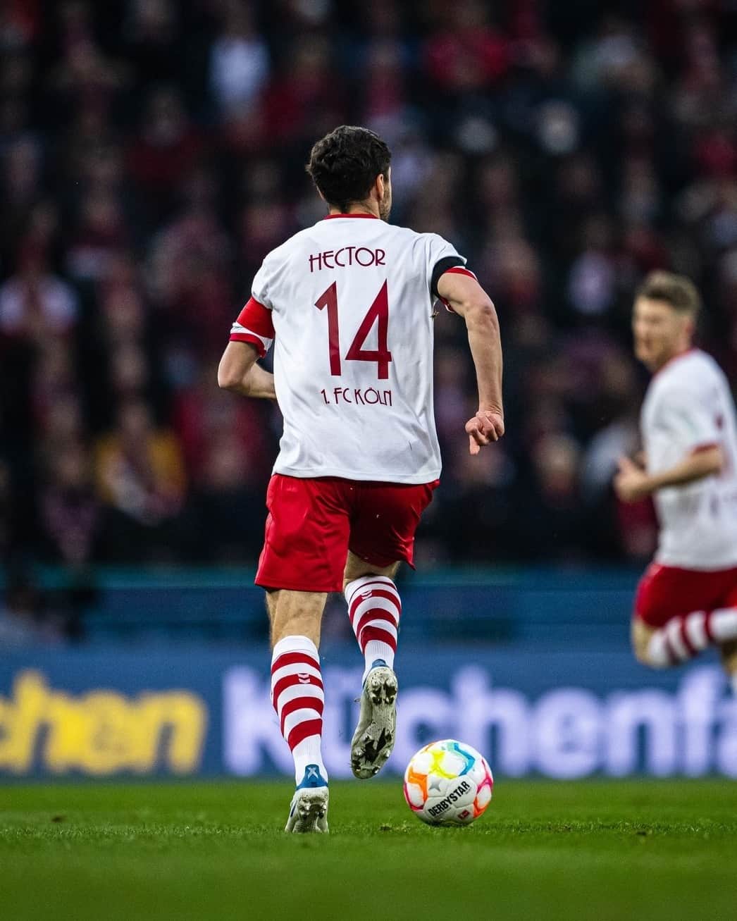 1.FCケルンのインスタグラム：「😍 Unser Capitano, unsere Nummer 14! ❤️  Nur noch heute gibt's den Hector-Gratisflock mit dem Code HECTOR14! Link zum Shop findet ihr in der Story 👉 @fckoeln」