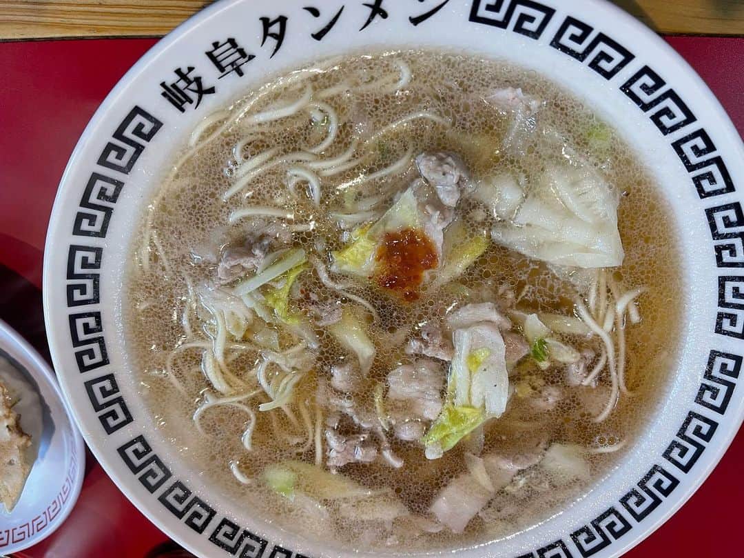 のインスタグラム：「岐阜タンメンを初めて食べました。 うまし！スープが特に美味い😋 #岐阜たんめん」