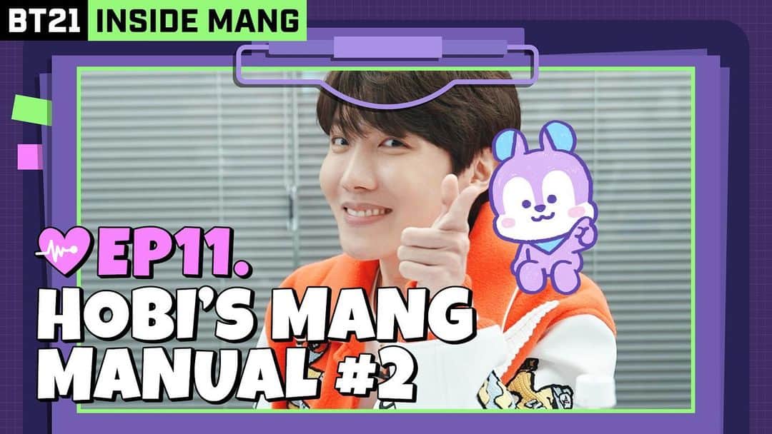 BT21 Stars of tomorrow, UNIVERSTAR!さんのインスタグラム写真 - (BT21 Stars of tomorrow, UNIVERSTAR!Instagram)「INSIDE MANG | EP. 11 Hobi's MANG Manual #2  j-hope's fav pajama? MANG's family secrets?  More spoilers, please!🫖🔥  🎬 So.. where to find all those  MANG items? Right here!! > Link in bio!  📍LINE FRIENDS 온라인스토어 👉2023.04.27 5pm KST ~ 2023.05.02 5:59pm KST 📍LINE FRIENDS COLLECTION 👉04.27.2023 1am PDT ~ 2023.05.02 1:59am PDT  #BT21 #MANG #jhope #INSIDEMANG #preorder #merch」4月26日 18時02分 - bt21_official