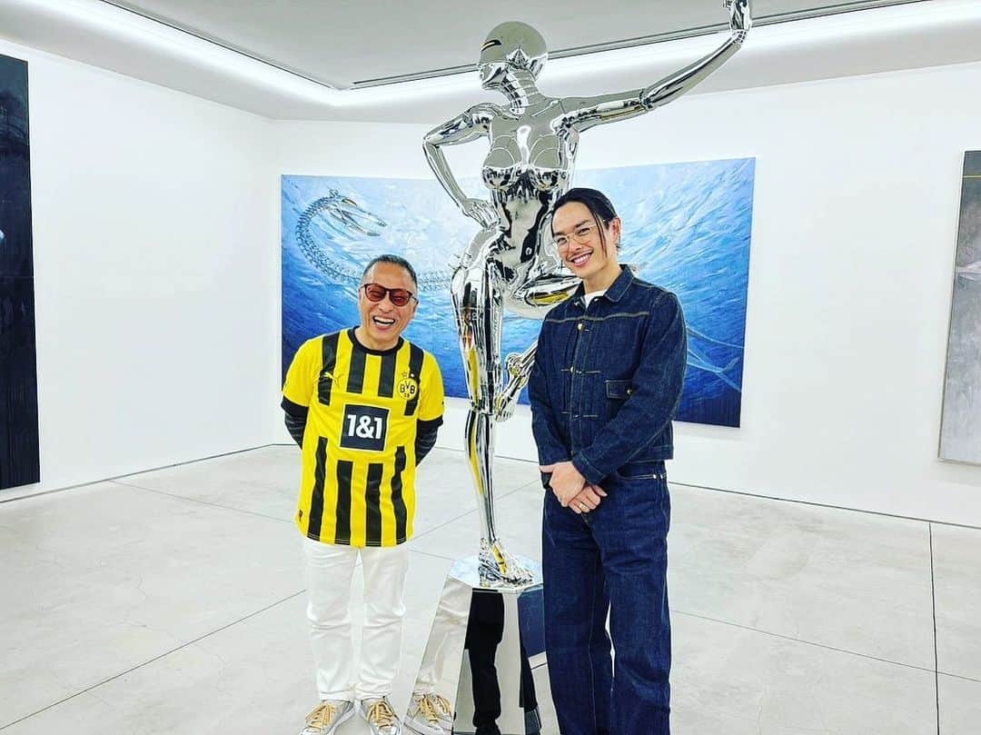 のインスタグラム：「SORAYAMA SPACE TRAVELER✨素晴らしい空間、時間でした🤝  @hajimesorayamaofficial  #ご挨拶させて頂きました #ありがとうございました」