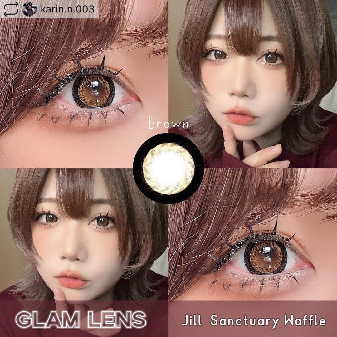 カラコン通販サイトGLAM LENSのインスタグラム