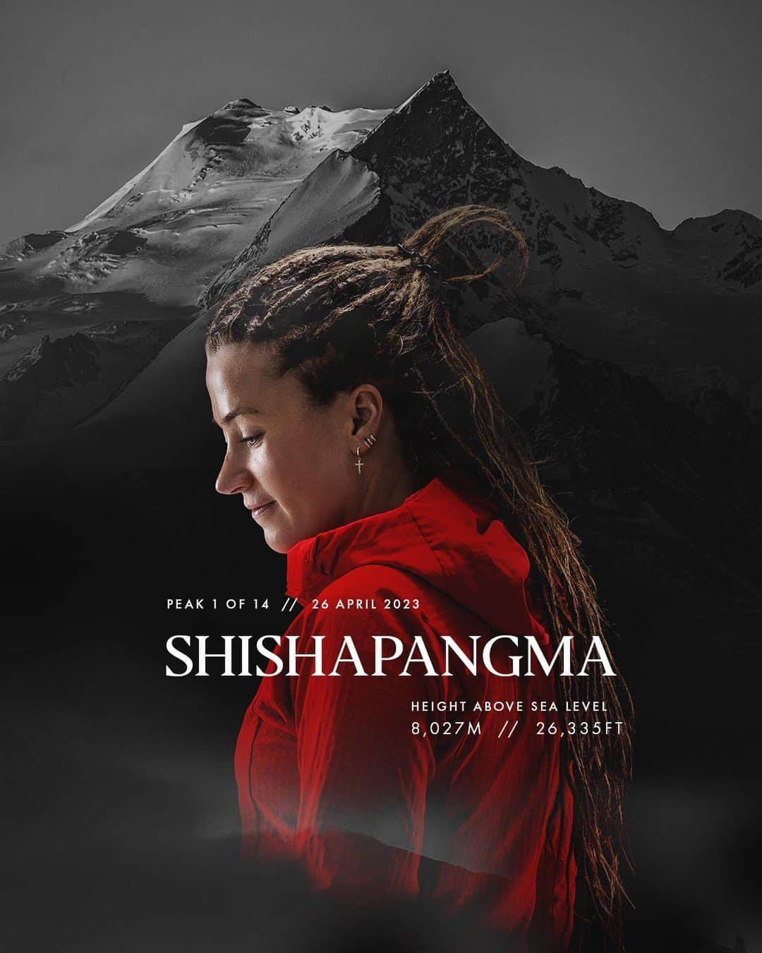 ブレモンさんのインスタグラム写真 - (ブレモンInstagram)「ANNOUNCEMENT: @kristin.harila has summited #Shishapangma 👏  Bremont Ambassador Kristin Harila has re-launched her attempt to be the first woman in history to climb the 14 Highest Peaks in the world in one season by summiting Shishapangma (8027m) today 26/04/23 at approximately 5pm (exact time tbc).  An incredible feat, accomplished by an extraordinary woman of unbelievable determination.  As Official Timing Partner to 'She Moves Mountains', Bremont is proud to once again support Kristin in this incredible test of strength and endurance.  THE CLOCK STARTS NOW 🕐  With the first peak summitted, the clock has now officially started on a new world record. Head to the Bremont website to follow Kristin's journey and track her time throughout the challenge.  #Shemovesmountains summits: 1/14 Shishapangma: 26/04/2023  #summit #deathzone #tibet #climbinglife #8000ers #8000meters #himalayas #expedition #adventure #outdoors #mountain #mountainlife #highmountains #14peaks #mounteverest #shishapangma」4月26日 19時02分 - bremontwatches