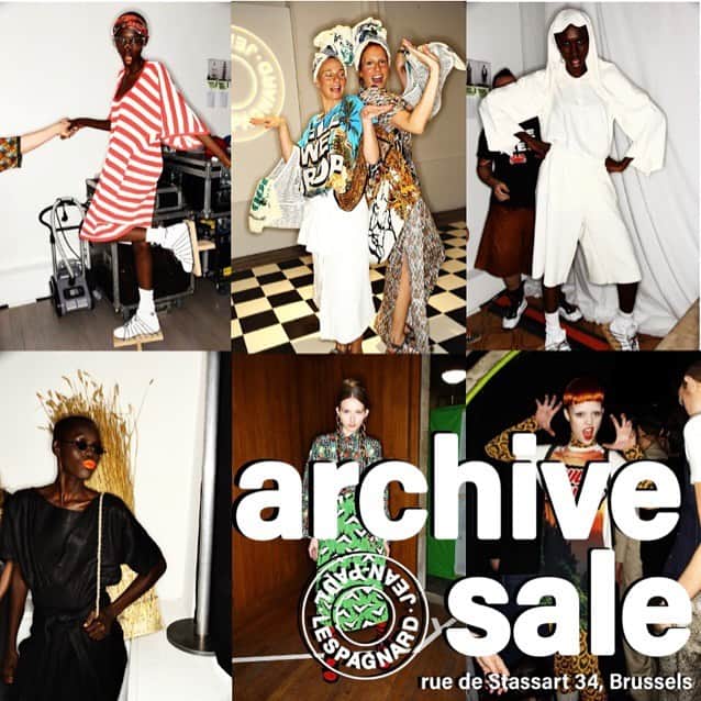 ジャンポールレスパナールのインスタグラム：「. ARCHIVE SALE BRUSSELS MAY 12, 13, 14 BOOK ONLINE  LINK IN BIO  Dear friends,  I hope you're well, getting ready for some blooming moments.  I am very excited to invite you to my first archive sale mid-May. An occasion to let you discover my one-of-a-kind collection items, prototypes from my shows, exclusive showroom archives, inspirational objects, patterns, fabric developments. In one word : TREASURES  As I privilege human connection and each piece has its story, this event will take place by appointment, at 34 rue de Stassart in 1050 Brussels. Near Porte de Namur.  Over the years, nomadism took a natural place in my approach to creation, production and presentation. I had the pleasure to practice it in my recent works, and to showcase this new perspective at Extra-Ordinaire. Early January, I reshaped the E-O concept under my own name for more inter-national flexibility and freedom.  Still, Belgium will always remains the sweetspot of the Jean-Paul Lespagnard brand. ♥️  LET'S CELEBRATE  I would love to share the very beginning of this adventure with you.  So, mark your calendars and get ready to support me getting prepared for departure in september.  Feel free to share it with your community as I need to travel light!  I can't wait to meet you during one of these moments.   JPL ♥️」