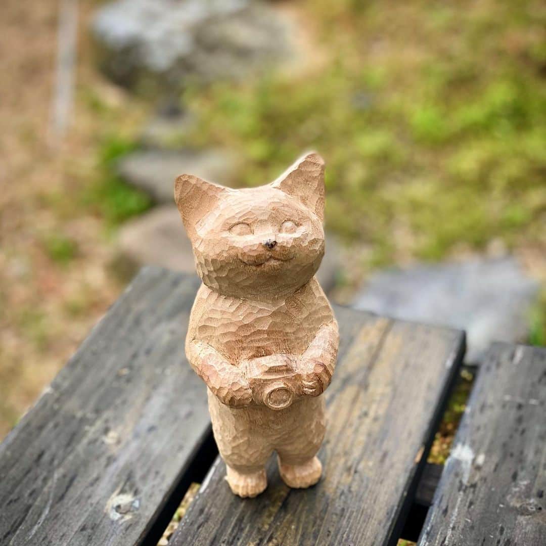 花房さくらさんのインスタグラム写真 - (花房さくらInstagram)「初めてカメラを手にしたとき、 あなたは何を撮りましたか？  #猫は時として旅をする  #cat #sculpture #hanafusasakura」4月26日 19時45分 - sakura_hanafusa