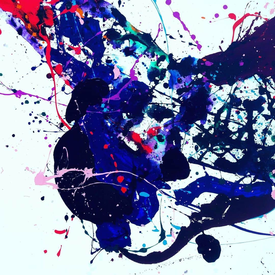 西山由さんのインスタグラム写真 - (西山由Instagram)「Souvenir de voyage à Tokyo : " SFP85-109 " par Sam Francis.」4月26日 20時05分 - jesuis_yui