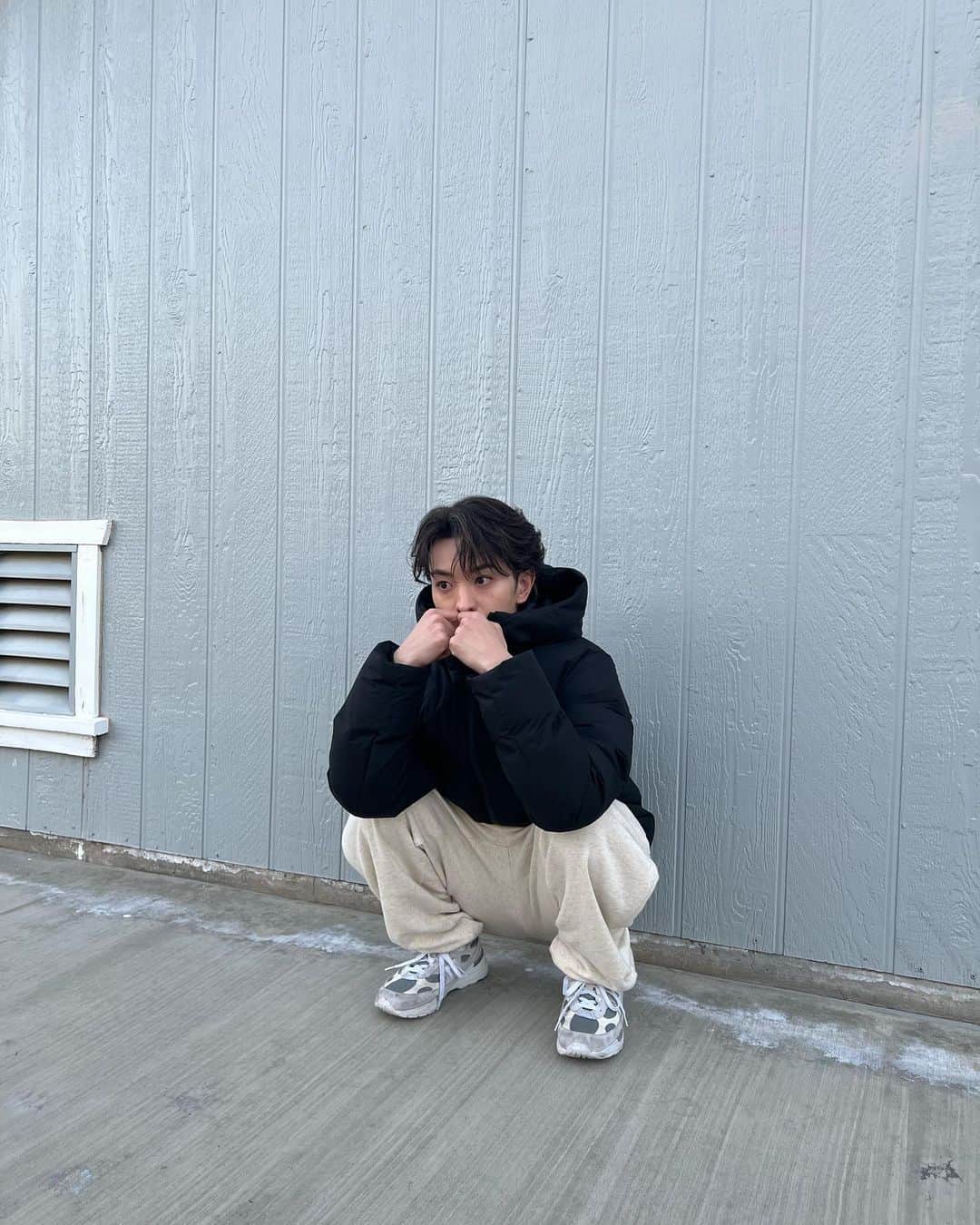 木村慧人のインスタグラム：「LA朝寒かったなぁ❄️」