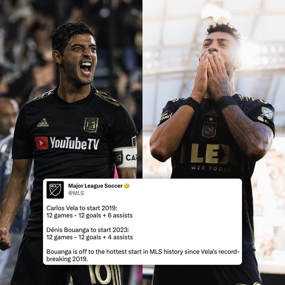 Major League Soccerのインスタグラム：「@bouanga_20 has been unstoppable in MLS and CCL action 🔥」
