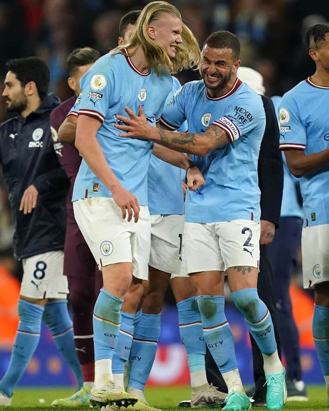 のインスタグラム：「What a win. I f**king love this team. Let’s gooo 💙」
