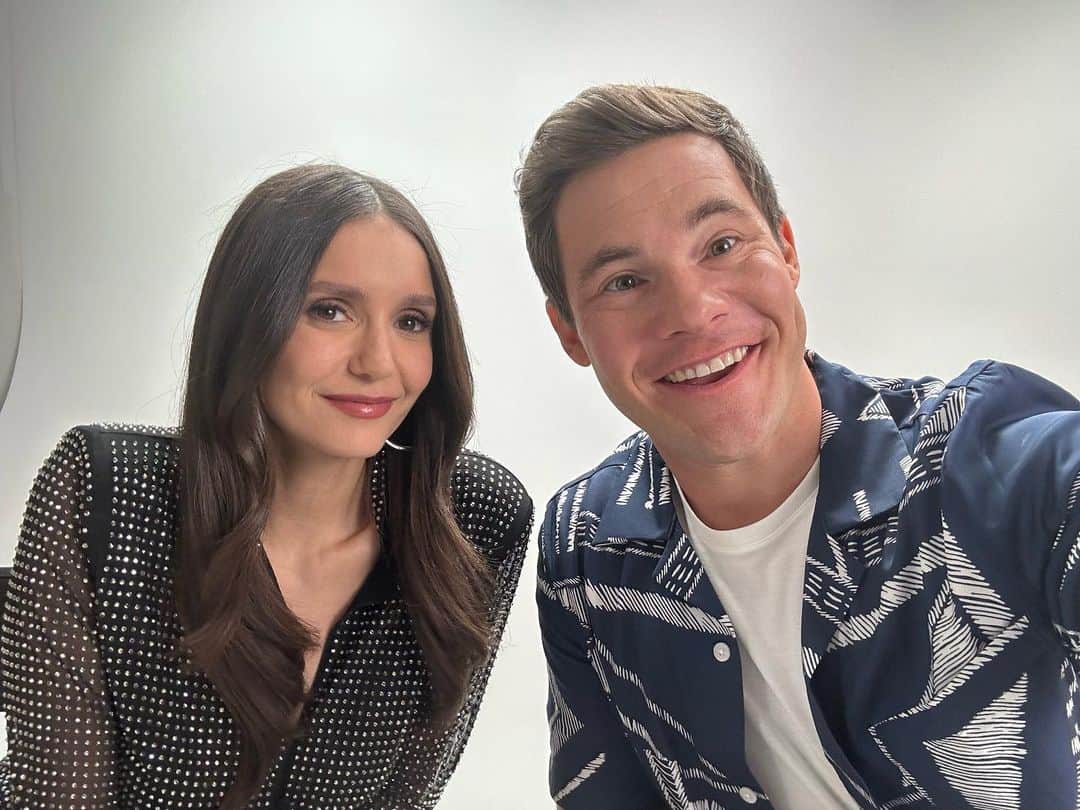 アダム・ディバインのインスタグラム：「I absolutely love @nina and she crushes in THE OUTLAWS coming to @netflix on July 7th but she doesn’t ooze the sex appeal that I do in this photo slide. Sorry bout it. 🤷🏻‍♂️」
