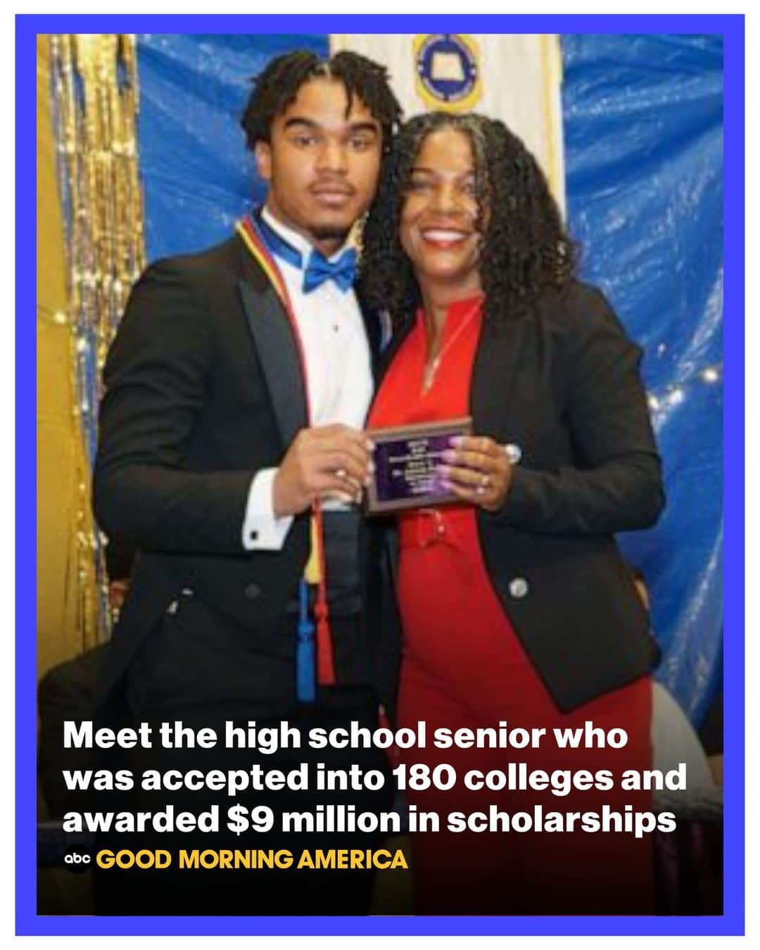 Good Morning Americaさんのインスタグラム写真 - (Good Morning AmericaInstagram)「A Louisiana high school senior who applied to 200 colleges and universities says he has received acceptances to 180 of them along with $9 million in scholarships! 😮 Read more at our link in bio.  #HighSchool #CollegeAcceptance #College #Scholarship #Education #School」4月27日 6時30分 - goodmorningamerica