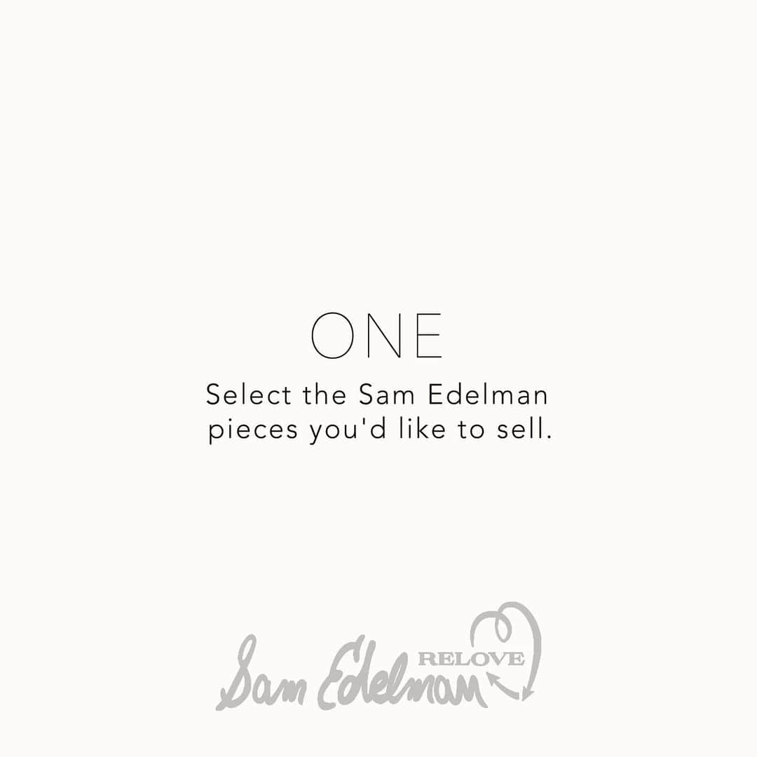 サムエデルマンさんのインスタグラム写真 - (サムエデルマンInstagram)「Introducing… SAM EDELMAN RELOVE ♻️   SE ReLove is our first ever resale program designed to give your preloved Sam Edelman footwear a second life. Follow these four simple steps and list your gently used Sam Edelman shoes on SE ReLove NOW!」4月27日 6時31分 - sam_edelman
