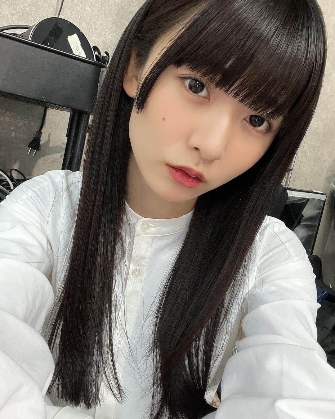 橋本美桜のインスタグラム：「最近ストレートの日多い気がするな」
