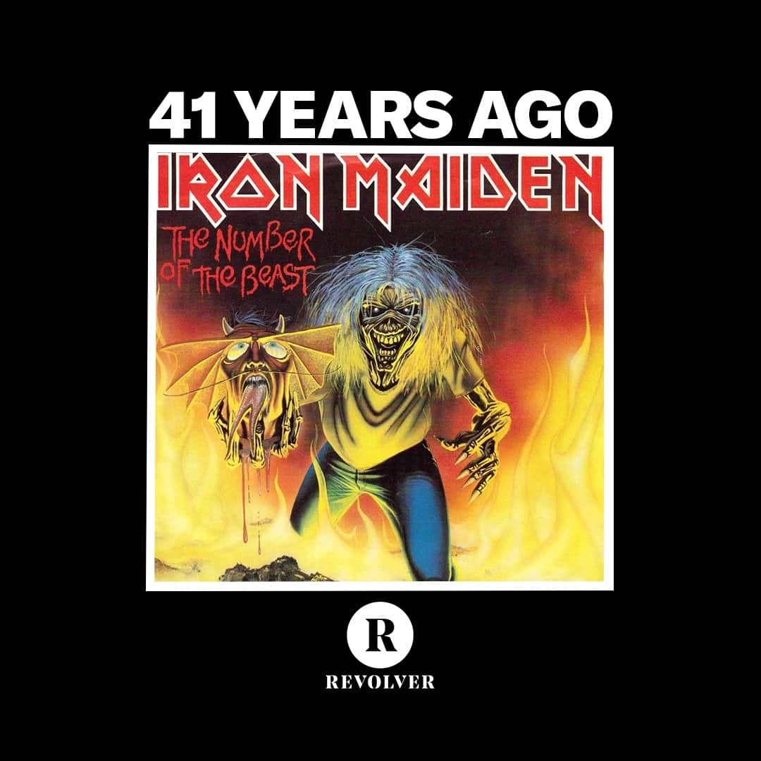 Revolverさんのインスタグラム写真 - (RevolverInstagram)「⚡ Iron Maiden released "The Number of the Beast" as a single on this day in 1982.⁠ ⁠ 🎧 When did you first hear it?」4月26日 22時01分 - revolvermag