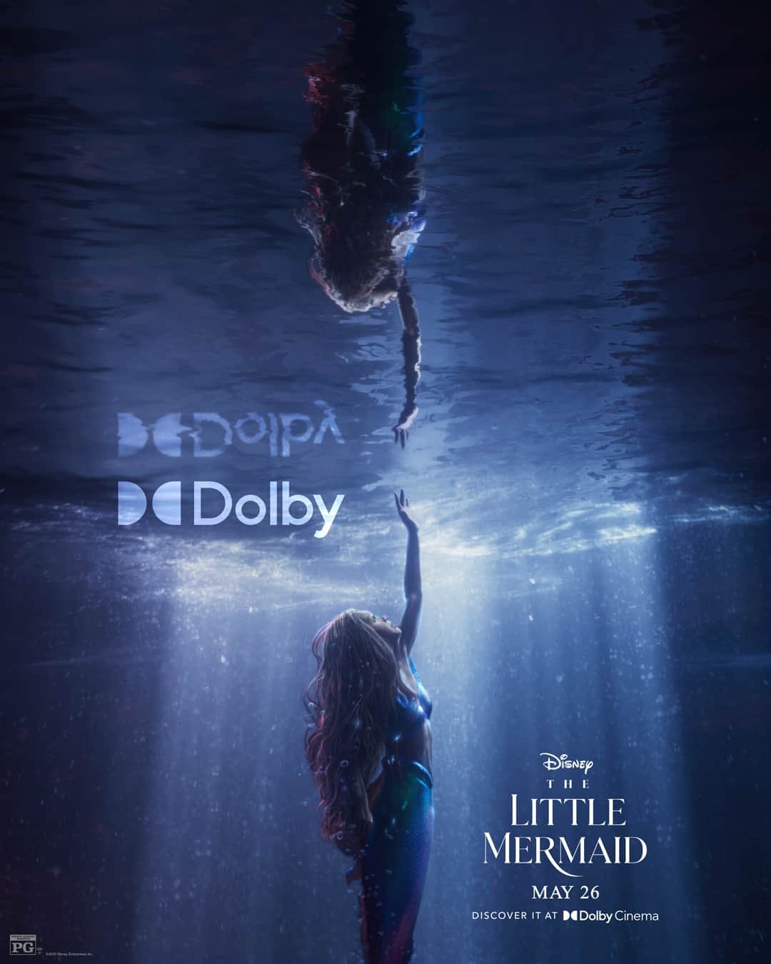 ドルビーラボラトリーズのインスタグラム：「The wonder of the deep sea & beautiful melodies of Disney's #TheLittleMermaid will envelop you when you watch it in #DolbyCinema. Tickets on sale today.」