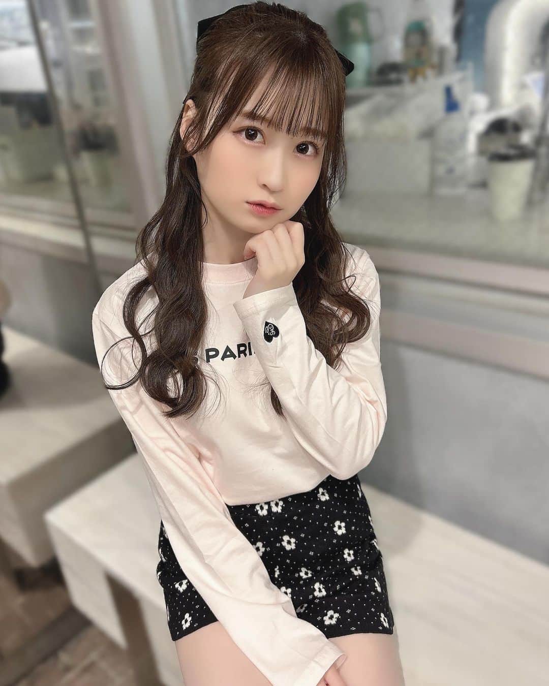 佐野心音のインスタグラム：「フレンチガーリー🖤」