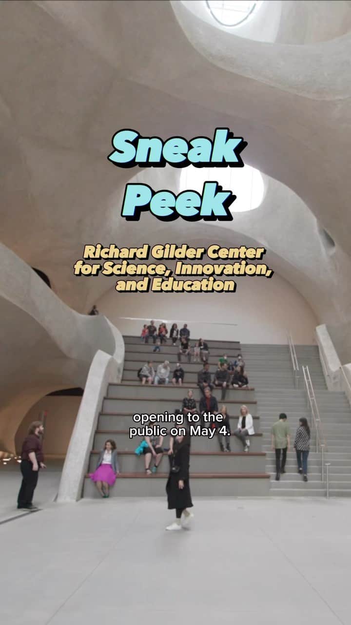 アメリカ自然史博物館のインスタグラム：「Here are five things to see at the Museum’s new Richard Gilder Center for Science, Education, and Innovation, designed by @studiogang. This space opens to the public on May 4 at 2 pm. See you there!   #museums #amnh #thingstodoinnyc #nyc #uws #gildercenter」