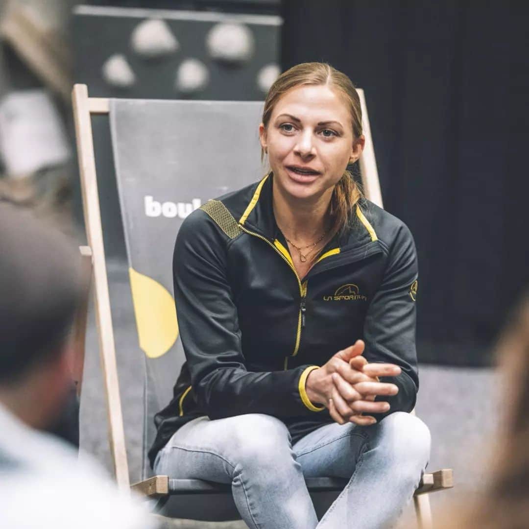 カタリーナ・ザーヴァインのインスタグラム：「The @lasportivagram Climb World Tour.  A great occasion to meet up with athletes and climbers of all levels to talk about shoes and try out different technologies just like the D-Tech, the P3-System and the No-Edge.   Thank you @lasportivaaustria and thank you #vienna for an amazing kick off event.  👉🏼Don't worry, if you have missed it.  There are still more than 100 events over 4 continents on the agenda from now until November. Find out about the next and nearest event to you in the bio of @lasportivagram .  Photos by @modicavisual #lasportiva #climbworldtour」