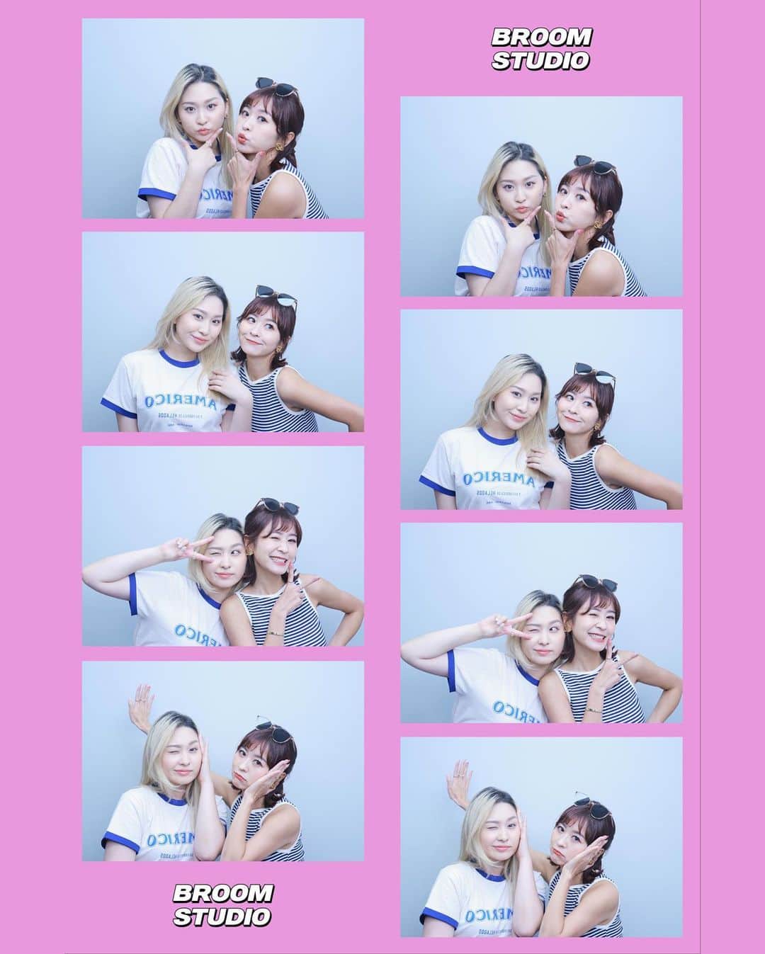 郭圈圈さんのインスタグラム写真 - (郭圈圈Instagram)「可可愛愛💙💖 最下面的我們在頭痛🤦🏻‍♀️ 歐買歐買尬🤣 - 這間大頭貼就在上一間介紹的🥯貝果店旁邊～ 拍完還可以掃照片上的QR CODE下載影片！ 是說印象中以前拍大頭貼都很趕 這台是讓我們拍10張選4張 而且每次拍都有10秒可以準備（時間超充裕😆）（真的蠻久的😂） - 📍#漢南洞 @broomstudio_  - #lea_outfit @marule.official  - 🔗marumarulea.com 🔍 april146.狎鷗亭歐膩🫶🏻廠商大推超時尚百搭墨鏡✨$580 🔍 april120.細肩帶條紋百搭背心$580 🔍 april122.法式點點中高腰牛仔褲$1580 🔍 april109.時髦日記～簡單有型露趾細根涼鞋 $1280 🔍 dece51.925純銀單顆珍珠項鍊 $790」4月26日 23時41分 - helloiamlea