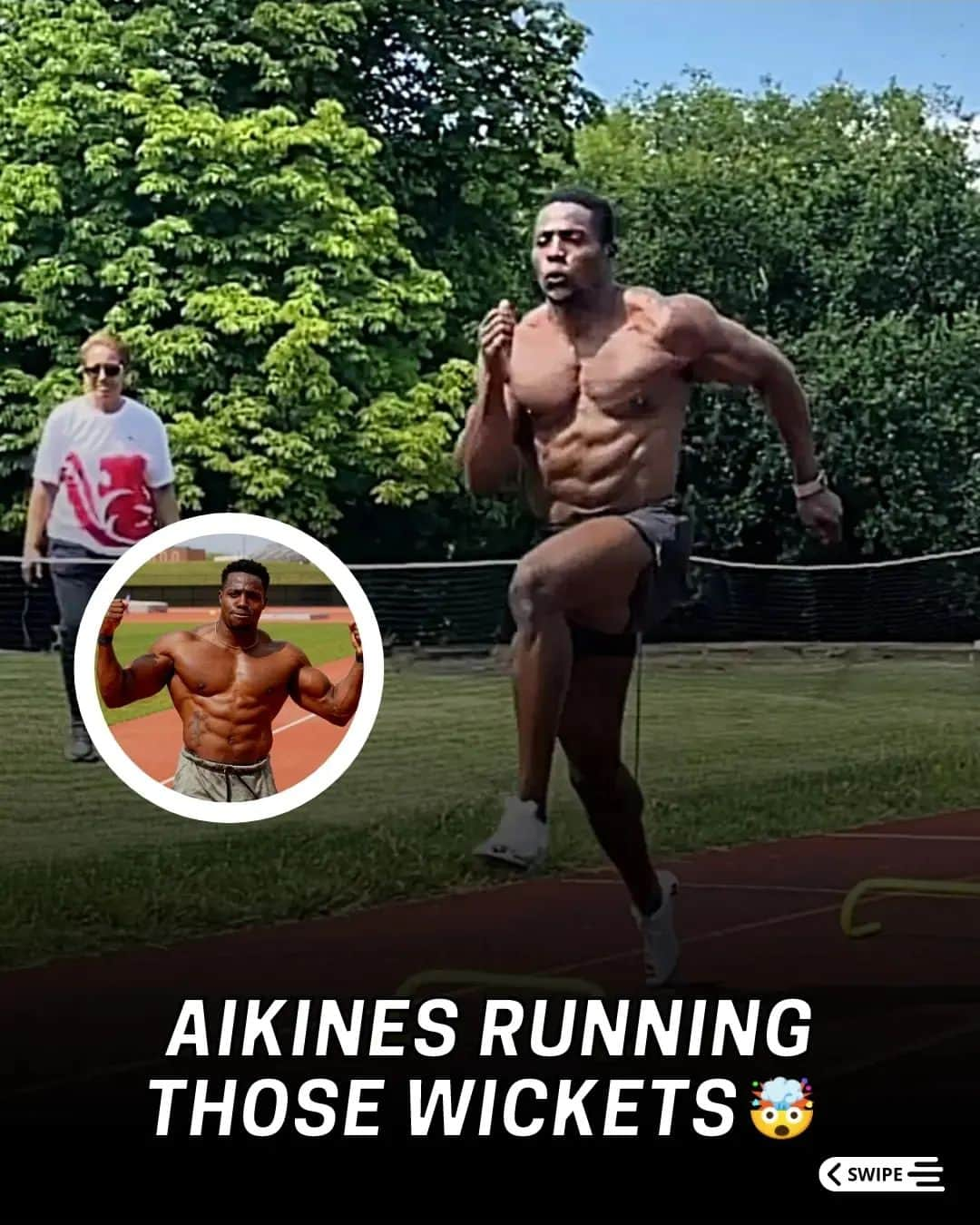 ハリー・アイキネス＝アリエティさんのインスタグラム写真 - (ハリー・アイキネス＝アリエティInstagram)「BEAST mode turned on 💪🔥 @aikines   #trackandfield #hurdles #wickets #trackoval」4月26日 23時58分 - aikines