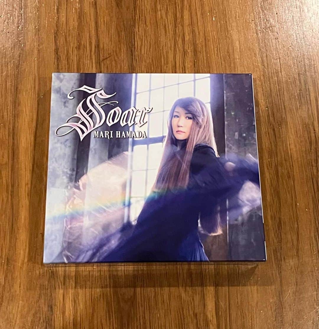 のインスタグラム：「Mari Hamada new album I composed The Fall. Check it out.」