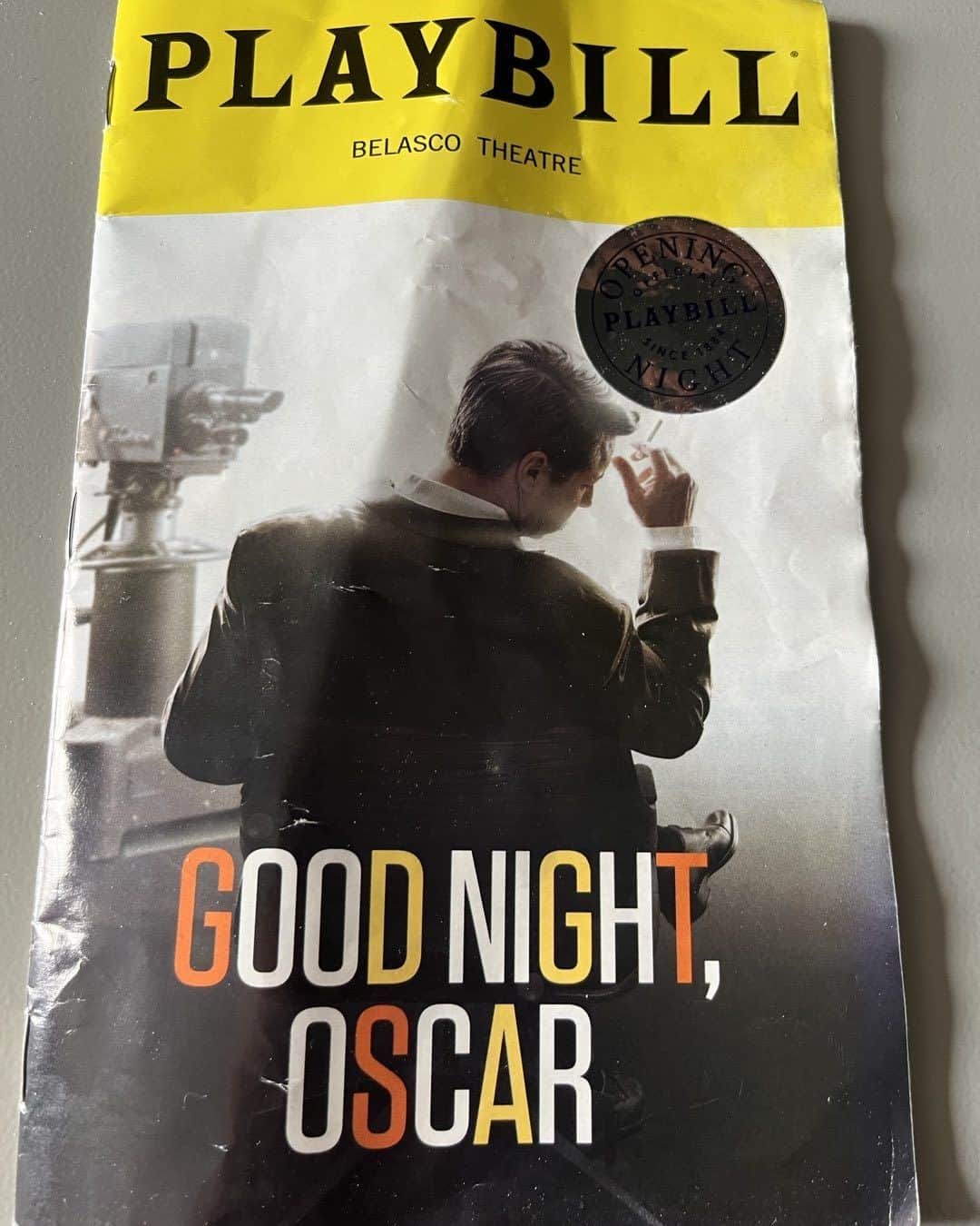 ヴィクター・ガーバーのインスタグラム：「I urge you to see this astonishing performance in a wonderful play. Sean Hayes is a revelation.」