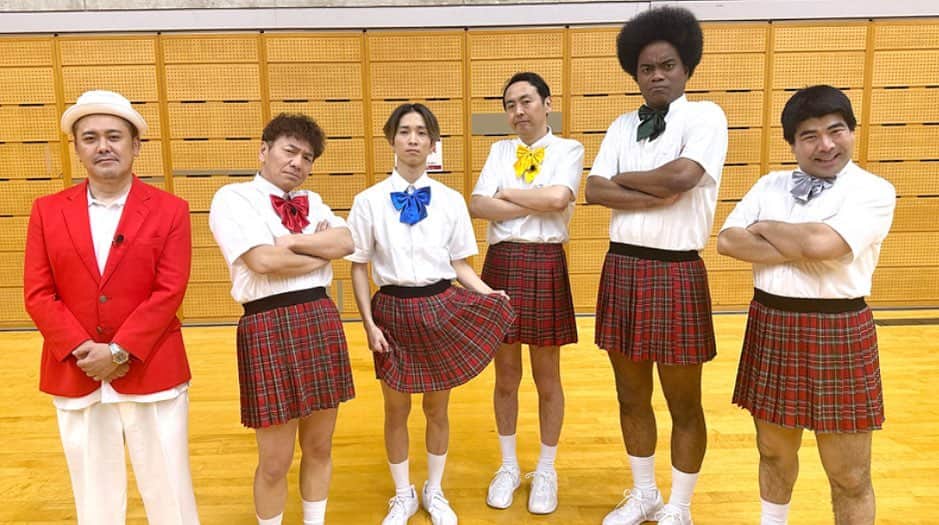 蛭川 慎太郎のインスタグラム：「くりぃむナンタラ #ミニスカート陸上　2023春 ミニスカートハンマー投げ新投法、見てくれたかな？ 熱い闘いを来週も絶対見てくれよな！」