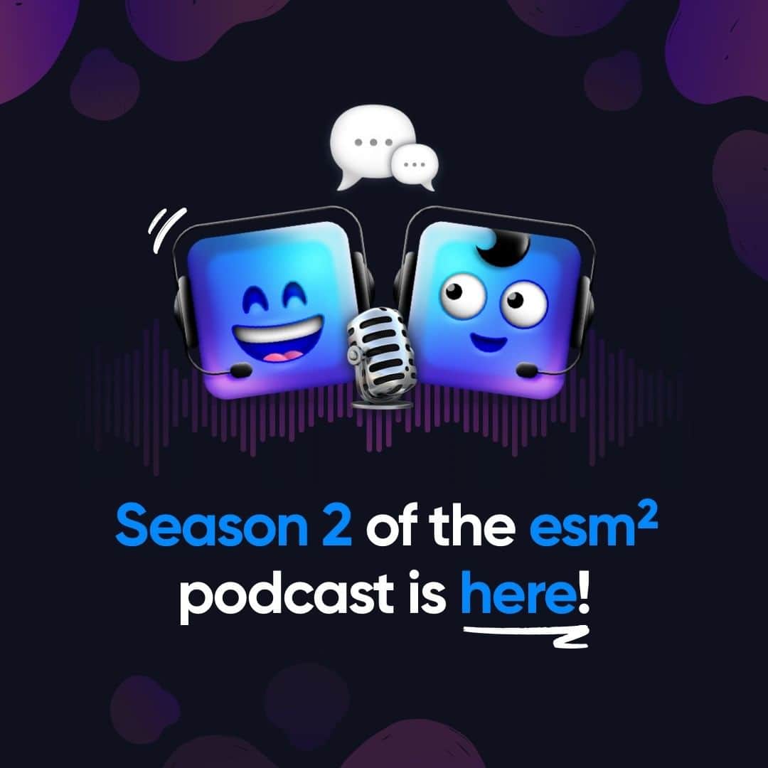 Iconosquareのインスタグラム：「Hi there esm'ers 🤩  As you may have noticed last week, Emily has surprises in store for you with the return of the esm² podcast for season 2.  We hope our brand new guest, latest tips, and new branding and music convinced you to listen to all the best social media tips that will enrich your experienced social media marketer’s toolbox!  If you missed last week's episode on B2B2C strategy on Social Media: Bringing Wellbeing to the Workplace with Valerie Boldrin from @gympass - find the link in Story」