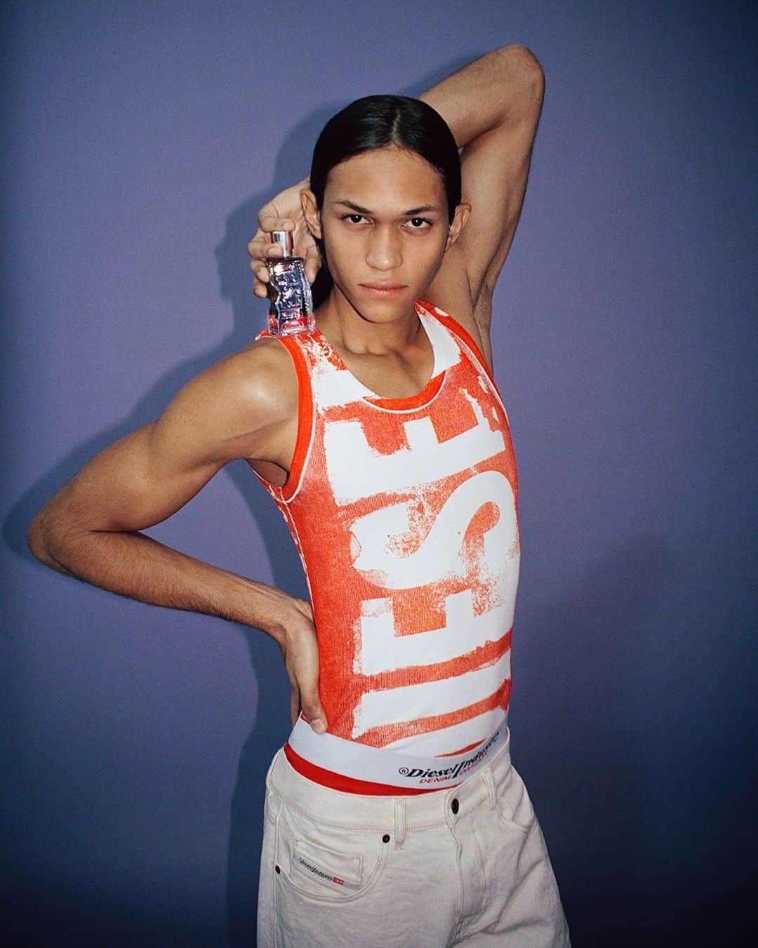ディーゼルのインスタグラム：「Stimulate all your senses.   A Superlogo tank, Diesel underwear and a touch of D by Diesel’s all-gender fragrance cover all the ground for a perfect Summer of D.    Tap to shop and discover D by Diesel at the link in bio.    #ForSuccessfulLiving」