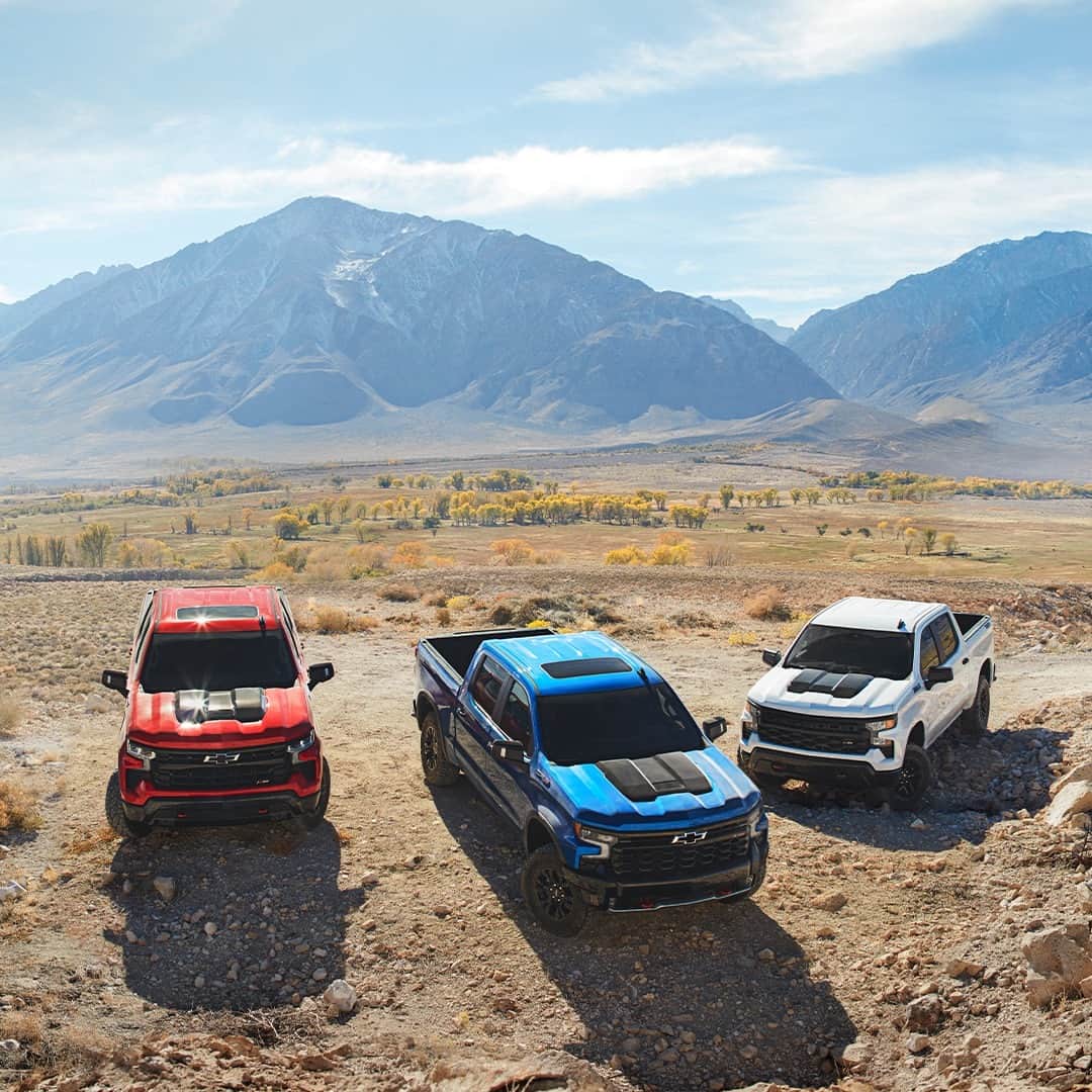 シボレーのインスタグラム：「This is where the unstoppable roam. #Silverado #ChevyTrucks」