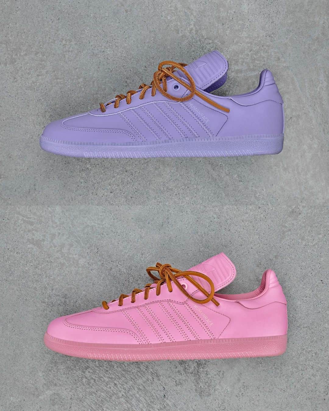 Nice Kicksさんのインスタグラム写真 - (Nice KicksInstagram)「Ahead of @somethinginthewater, Pharrell and adidas have unveiled its latest collaboration, a monochromatic Humanrace Samba Colors pack 🌀  Yellow, Orange, Pink, Lilac, and Red will be pre-launching at SITW fest followed by a global May 6 launch. Green is F&F and Charcoal, White, and Terracotta will be releasing a later date.」4月27日 1時06分 - nicekicks