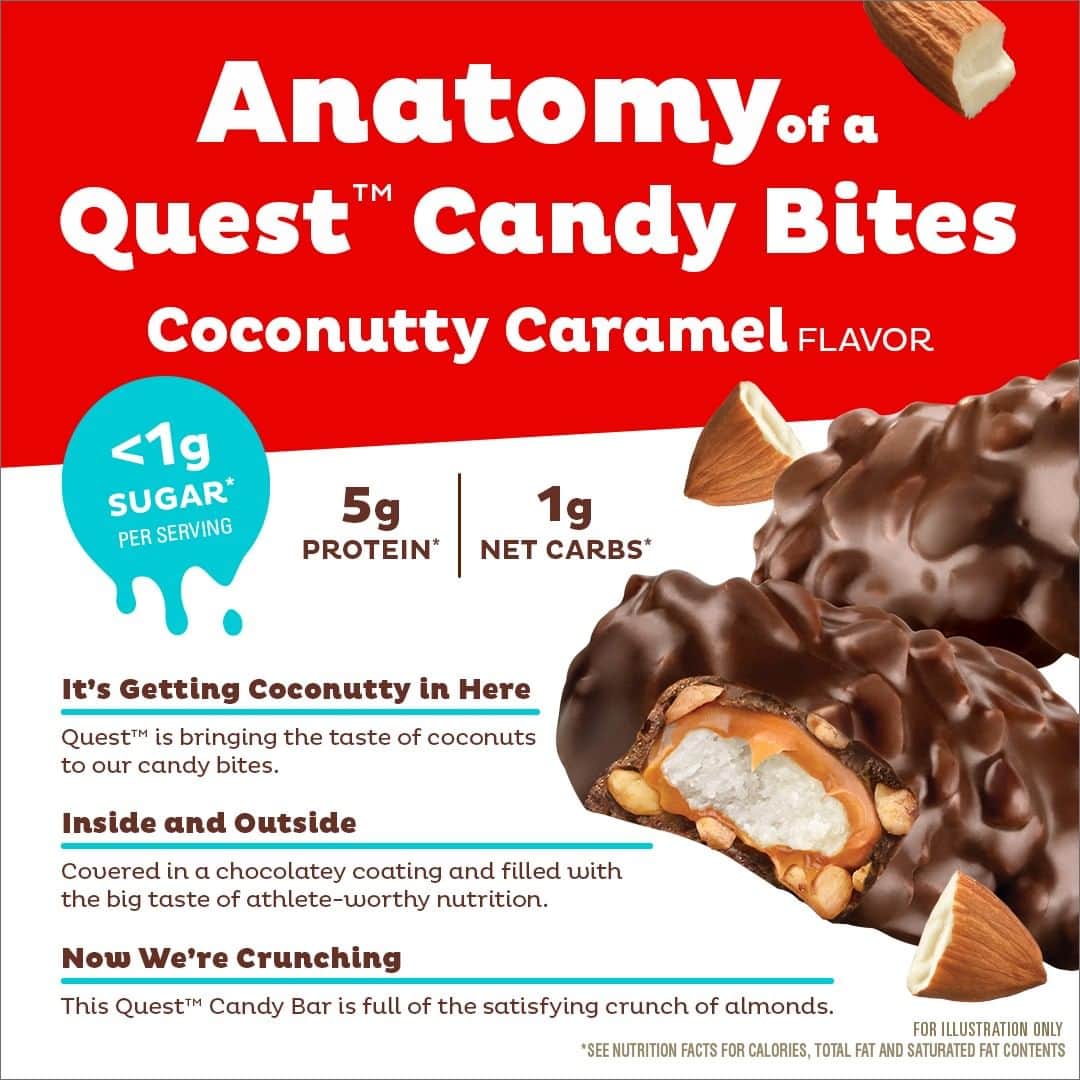 questnutritionさんのインスタグラム写真 - (questnutritionInstagram)「Quest Classroom session! Today, we’re learning about the Coconutty Candy Bites & Bar. 📚✏️🧐💪 Who’s excited!? 🤓」4月27日 1時21分 - questnutrition