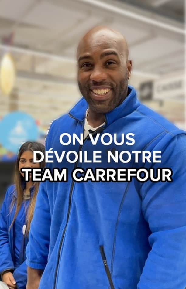 Carrefour Franceのインスタグラム：「Alors, vous les aviez reconnus ? 🤩  7 des athlètes de notre #TeamCarrefour se sont mis dans la peau d'un collaborateur 🤗 On vous laisse regarder la révélation 🎬  #carrefour #Paris2024」