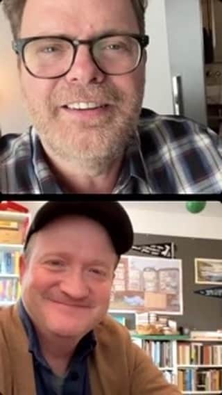 レイン・ウィルソンのインスタグラム：「Went live with @bradmontague my creative HERO about spirituality, service, joy and creativity!!! Follow @soulboom」
