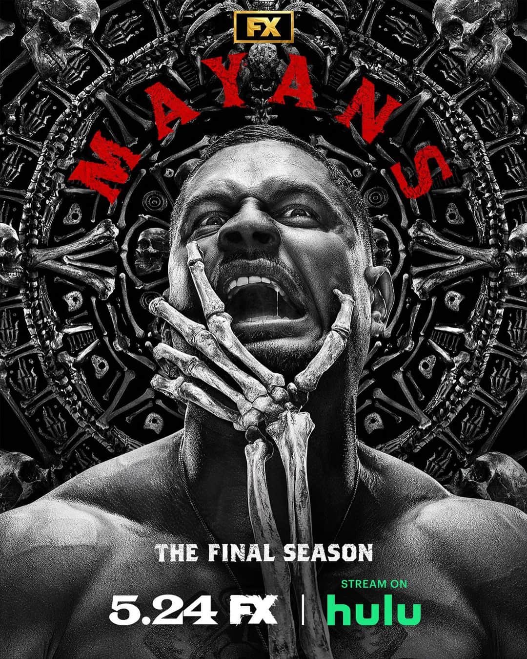 JR・ボーンのインスタグラム：「One last ride. FX’s Mayans The Final Season. Premieres 5.24 on FX. Stream on Hulu.   @MayansFX   @FXNetworks」