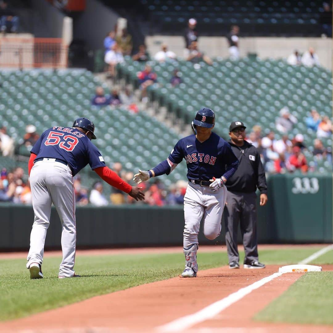 ボストン・レッドソックスさんのインスタグラム写真 - (ボストン・レッドソックスInstagram)「No. 4️⃣ for Masa」4月27日 2時45分 - redsox