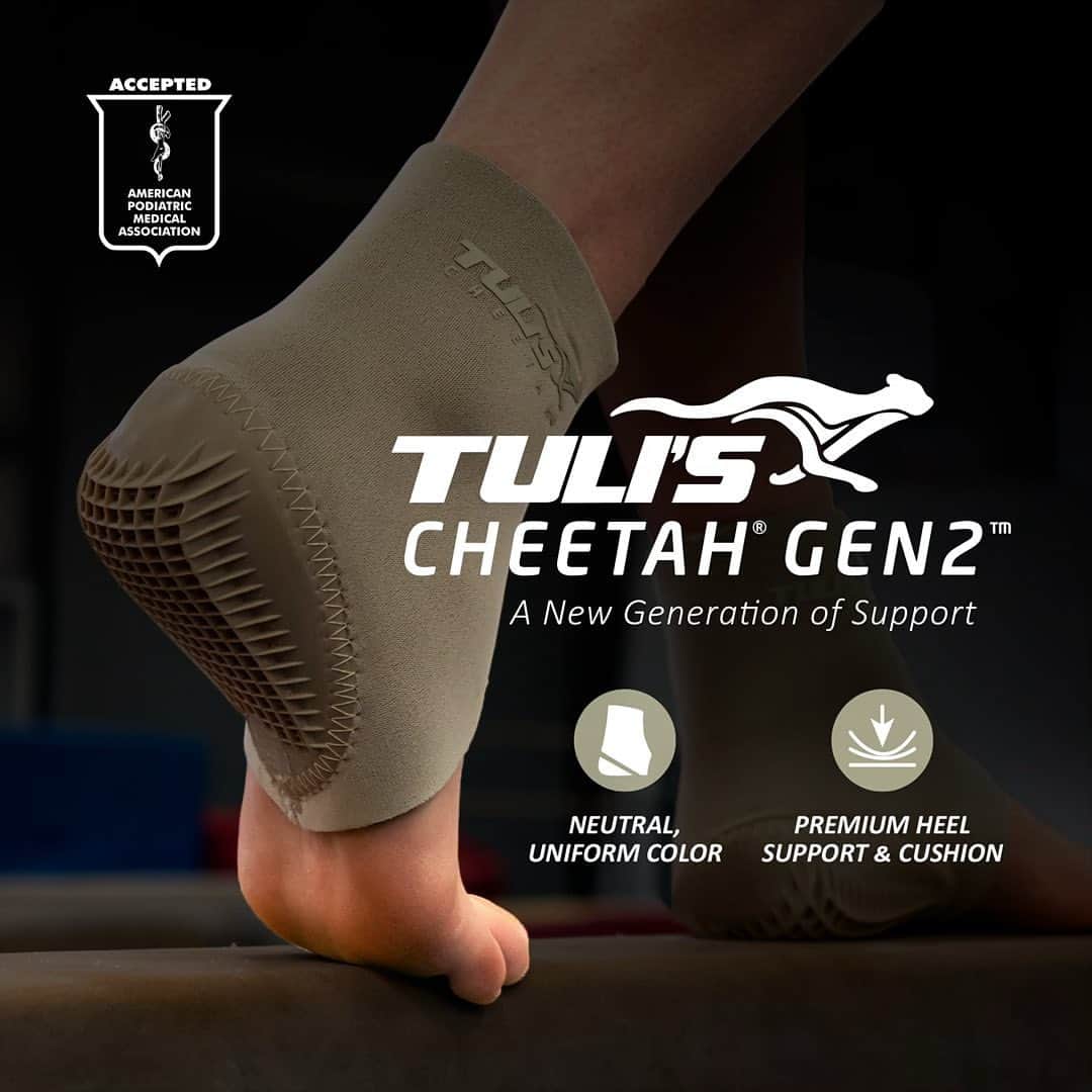 Inside Gymnasticsさんのインスタグラム写真 - (Inside GymnasticsInstagram)「The Tuli’s® Cheetah® Gen2 delivers a dynamic combination of shock absorption from the Tuli’s Heel Cup and comfortable reinforcement from a light-weight neoprene sleeve. It is neutral in color and stays in place with no additional taping or strapping while providing you with a premium heel support and cushion. - 👉 SHOP NOW! Enjoy 10% OFF at medi-dyne.com and Amazon.com   ⭐️Use promo code G2IG1023 Promo code expire 6/30/2023 - @medi_dyne  #Tulis #Cheetah #seversdisease #heelpain #gymnasticscoach #gymnastics #gymnasts #MediDyne」4月27日 2時59分 - insidegym