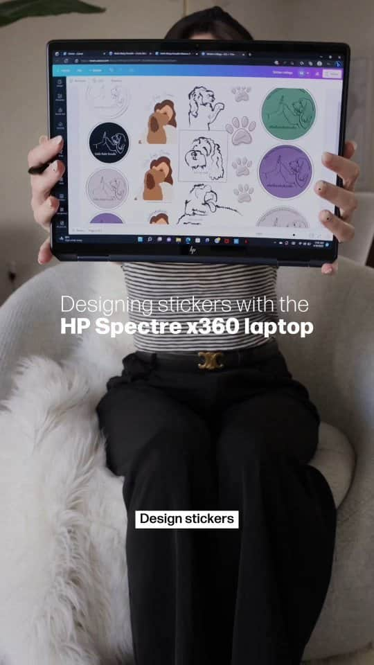 HP（ヒューレット・パッカード）のインスタグラム：「Get your creative juices flowing with no interruptions - at least from your tech.  Visit our link in bio to learn about the #HPSpectrex360 and its best features for creatives.」