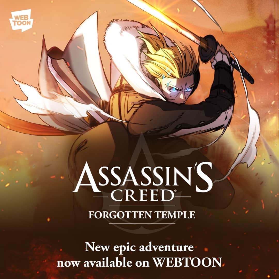 アサシン クリードのインスタグラム：「Edward Kenway returns to take the leap of faith in an all-new adventure. The first episode of Assassin's Creed: Forgotten Temple is AVAILABLE NOW for free on @webtoonofficial Check link in story」