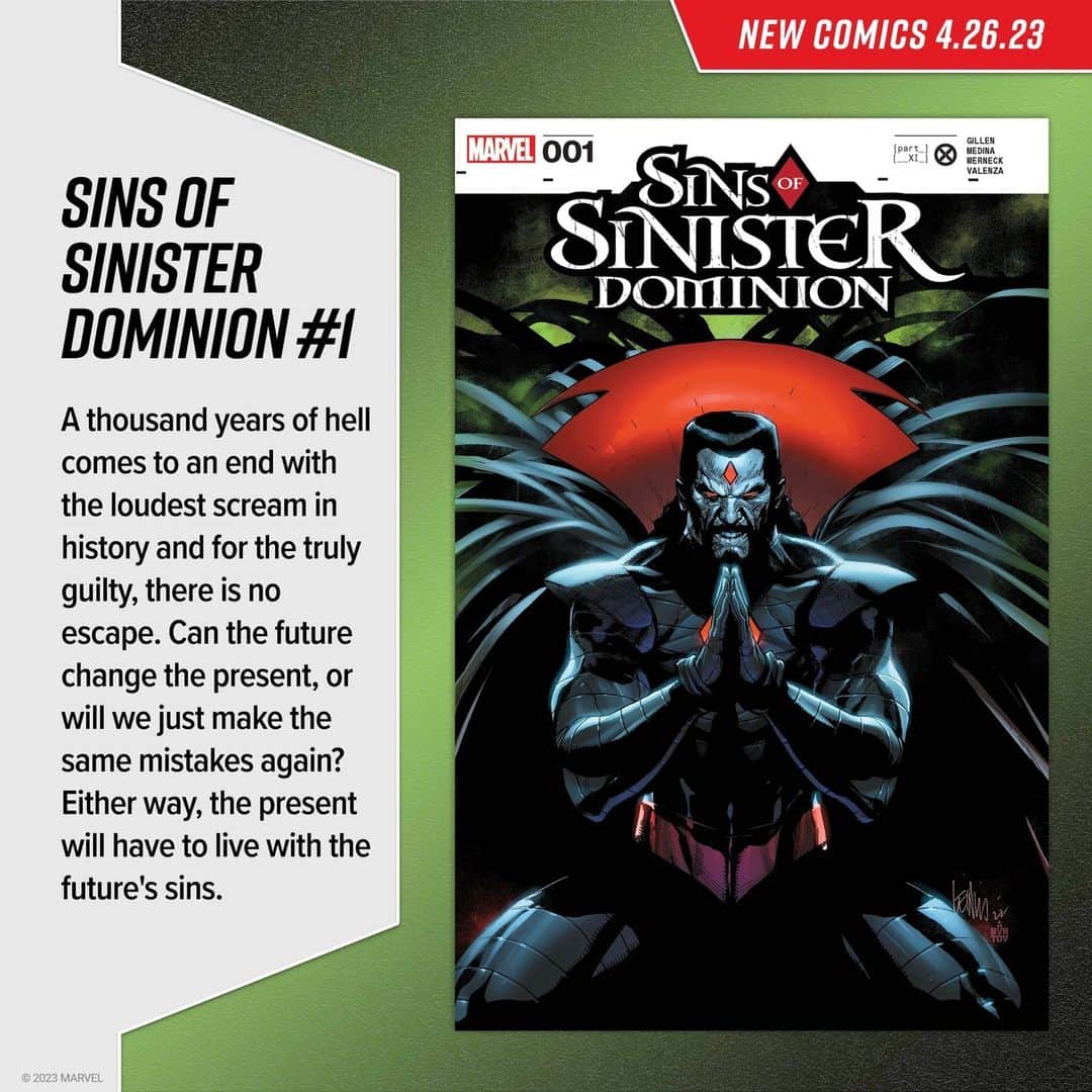 Marvel Entertainmentさんのインスタグラム写真 - (Marvel EntertainmentInstagram)「Witness the final battle in the #SinsOfSinister, see what's in store for the Captains America as the Cold War crossover continues, and more! Explore some of today's #MarvelComics releases. #NCBD」4月27日 4時00分 - marvel