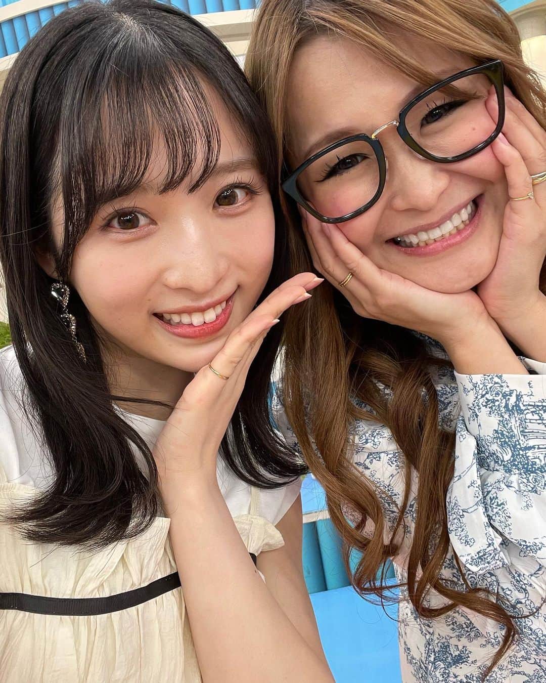 ギャル曽根のインスタグラム：「ラヴィット🐰 今日もゆいゆいは可愛かった。。🧚🏻‍♀️🫶🏻❤️ #また地元の友達とロケ行こうね😂 #🐰 #ゆいゆいは小倉ではなく小栗です。 #🌰」