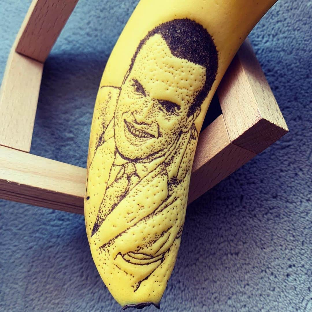 エンドケイプさんのインスタグラム写真 - (エンドケイプInstagram)「#harrybelafonte  #bananaart  #art  #bananaboatsong  #バナナアート #エンドケイプ」4月27日 9時53分 - endcape