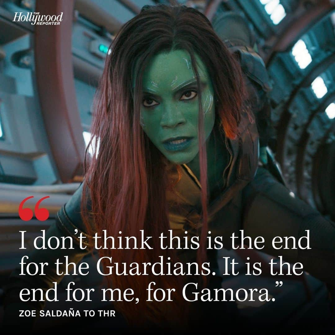 ハリウッド・リポーターさんのインスタグラム写真 - (ハリウッド・リポーターInstagram)「#ZoeSaldana reveals she is done with the role of Gamora in the #GuardiansOfTheGalaxy franchise. For more details on the upcoming film, hit the link in bio.」4月27日 10時08分 - hollywoodreporter