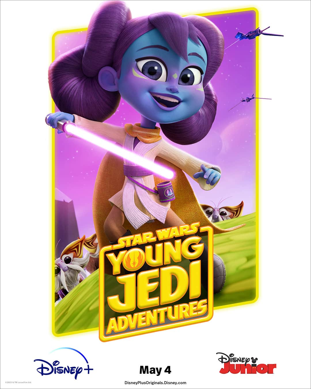 スター・ウォーズさんのインスタグラム写真 - (スター・ウォーズInstagram)「We've got the new posters for Young Jedi Adventures. Coming to Disney+ and Disney Junior May 4.」4月28日 0時00分 - starwars