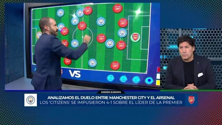 マルク・クロサスのインスタグラム：「Así destrozó el City de @pepteam al Arsenal de @mikelarteta.」