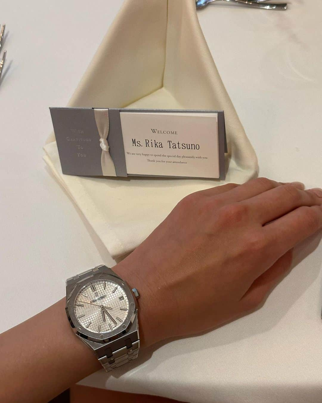 立野リカさんのインスタグラム写真 - (立野リカInstagram)「Thank you @audemarspiguet for the most exciting birthday 🥳⛳️」4月27日 12時37分 - rikatatsuno